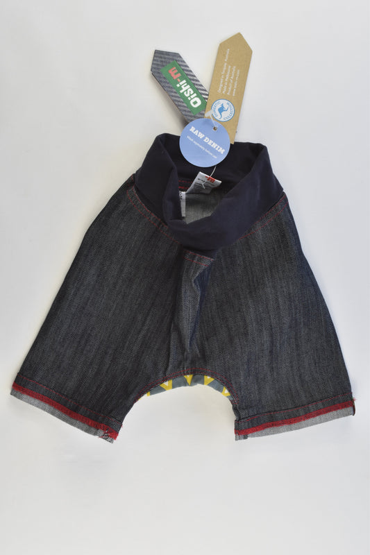 NEW Oishi-m Size 6-15 months Baggy Denim Shorts
