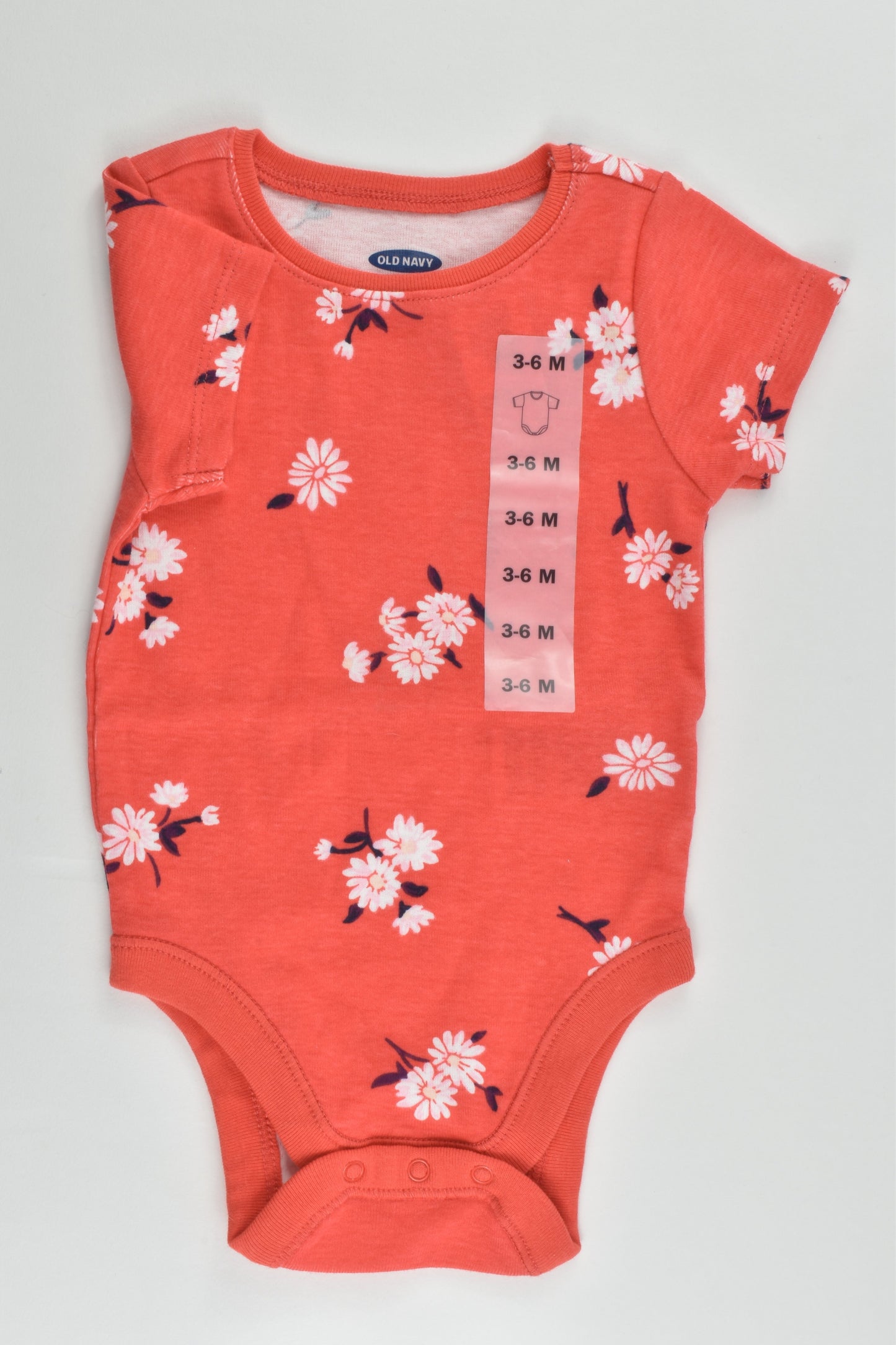 NEW Old Navy Size 00 (3-6 months) Floral Bodysuit