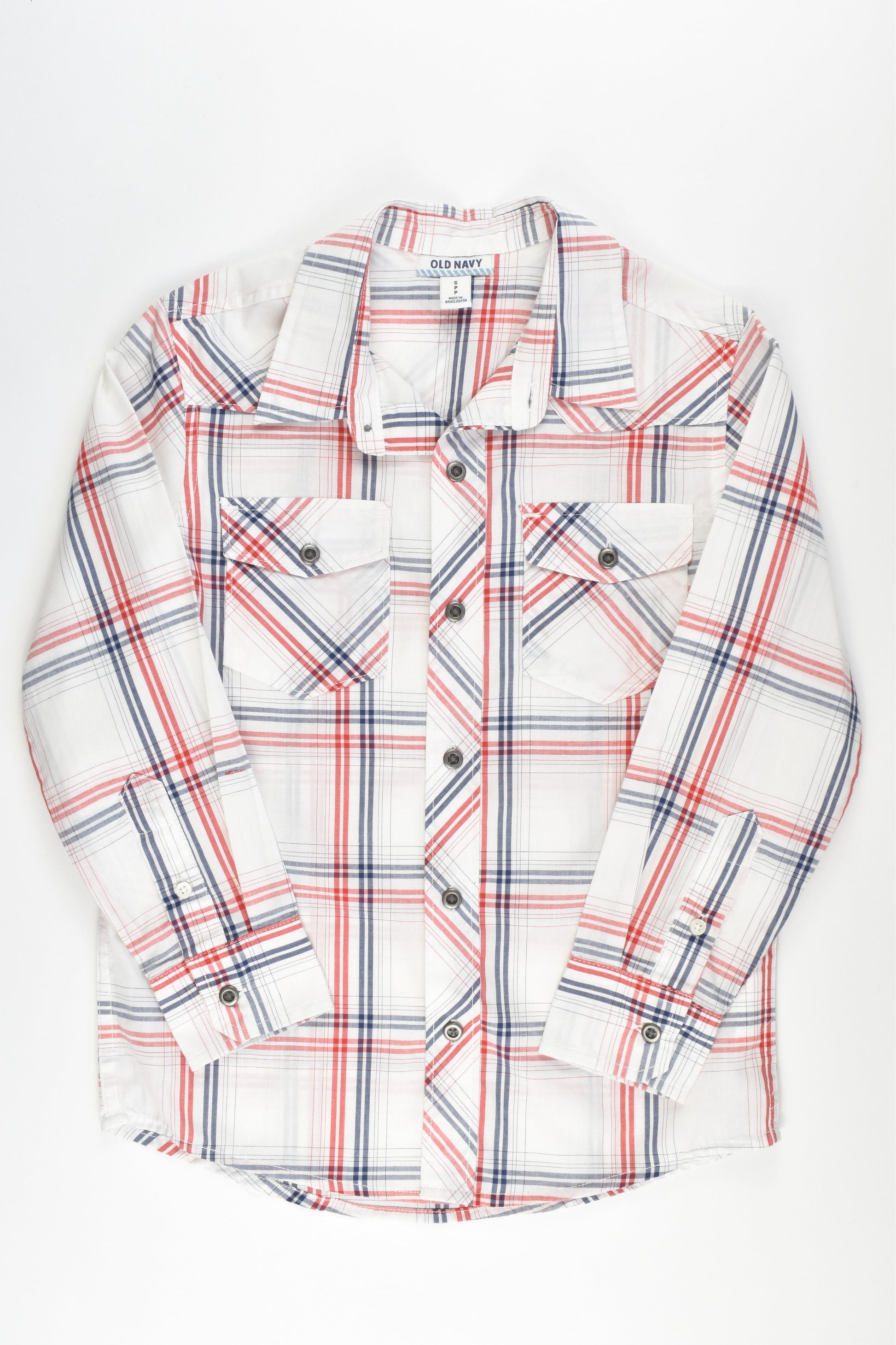 NEW Old Navy Size 7-8 Collared Shirt