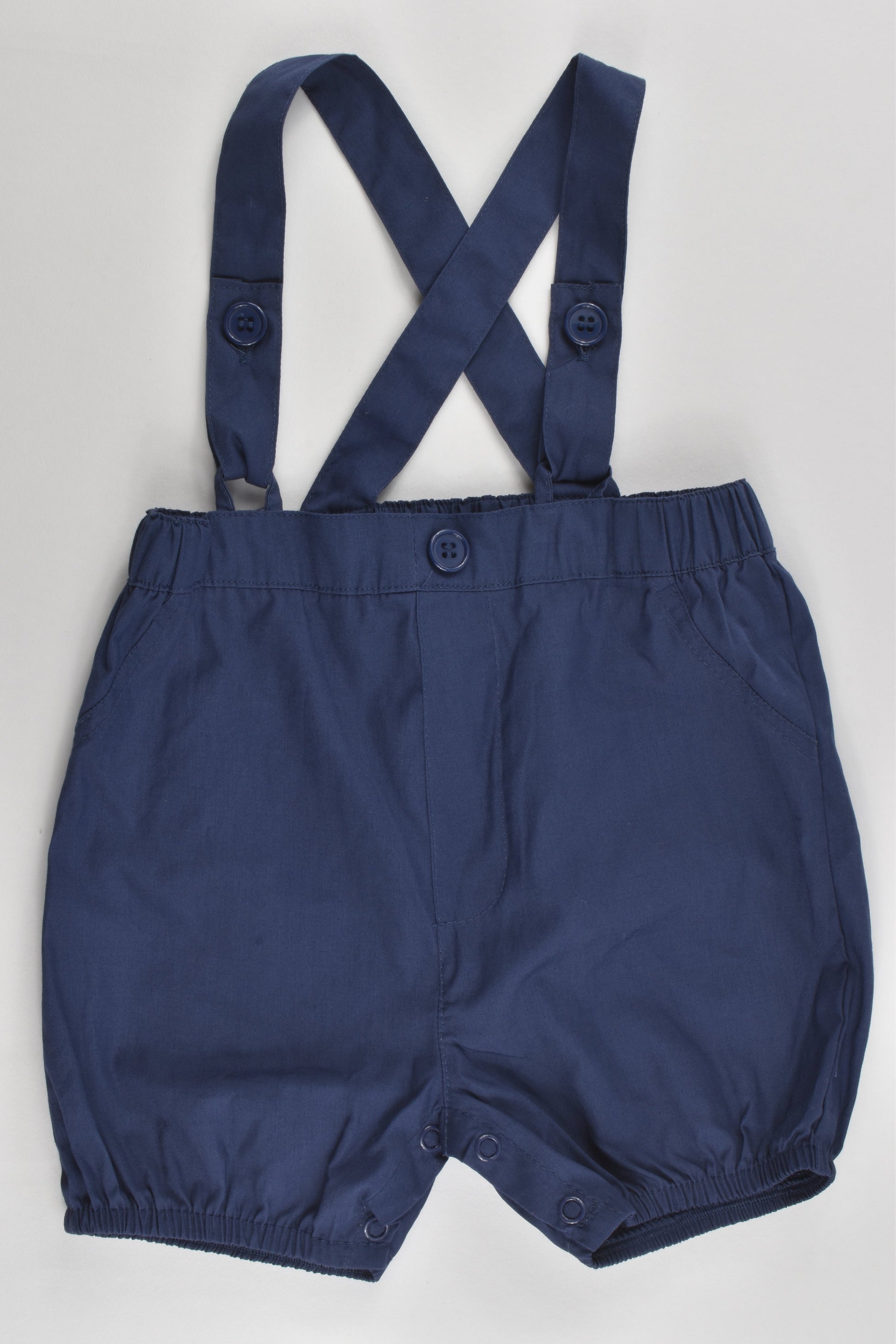 NEW Ollie's Place Size 00 (3-6 months) Suspender Shorts