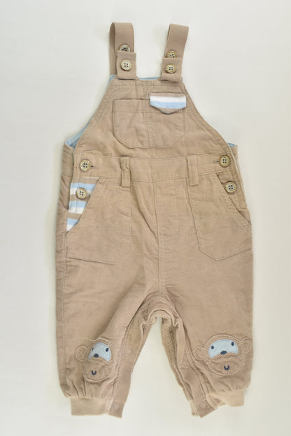 NEW Ollie's Place Size 000 Soft Lined Monkey Cord Overalls