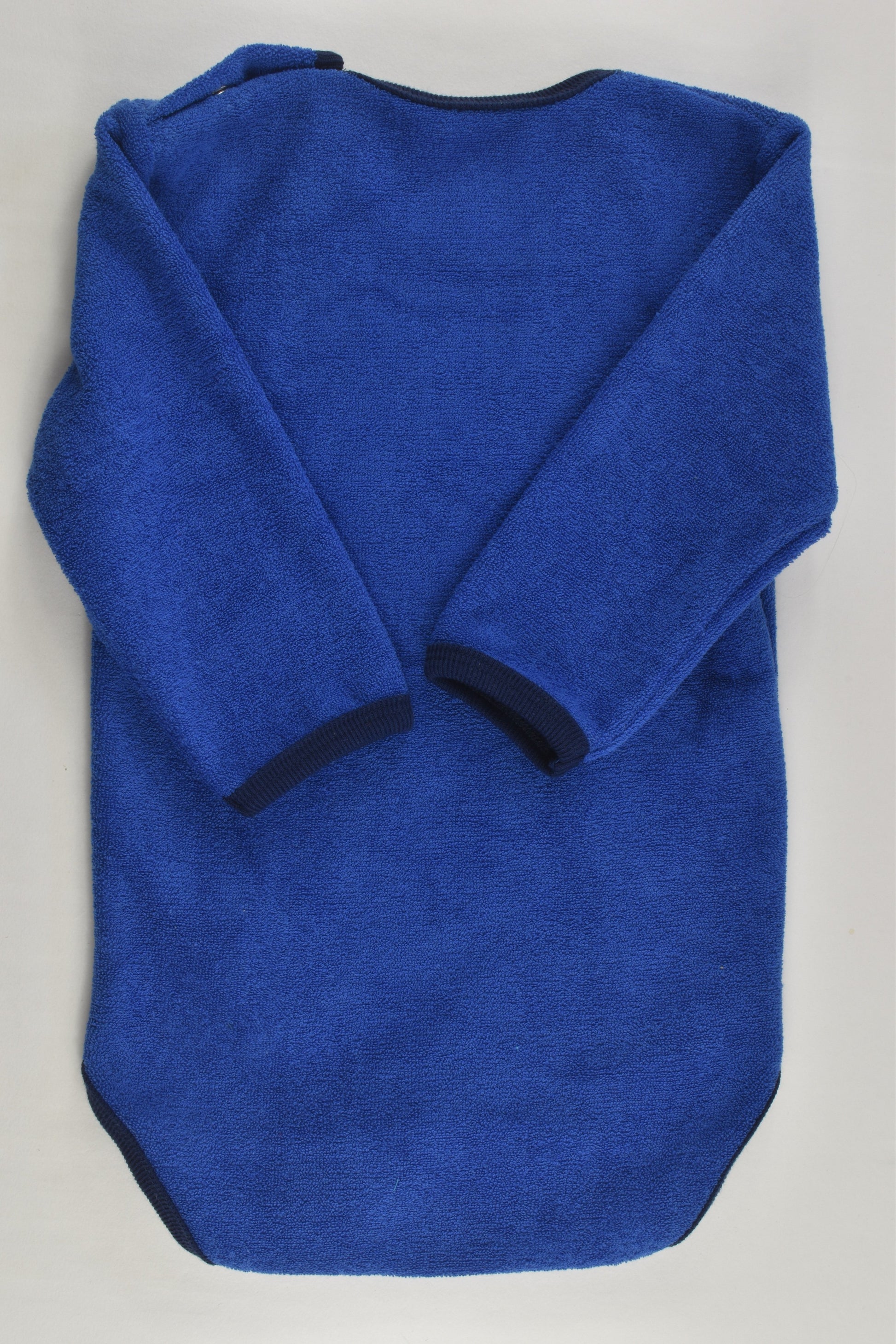 NEW Ompelimo Olivia Size 00 (60 cm) Blue Terry Bodysuit