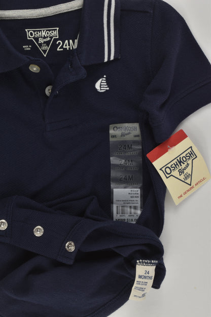 NEW OshKosh Size 1-2 (24 months) Polo Bodysuit