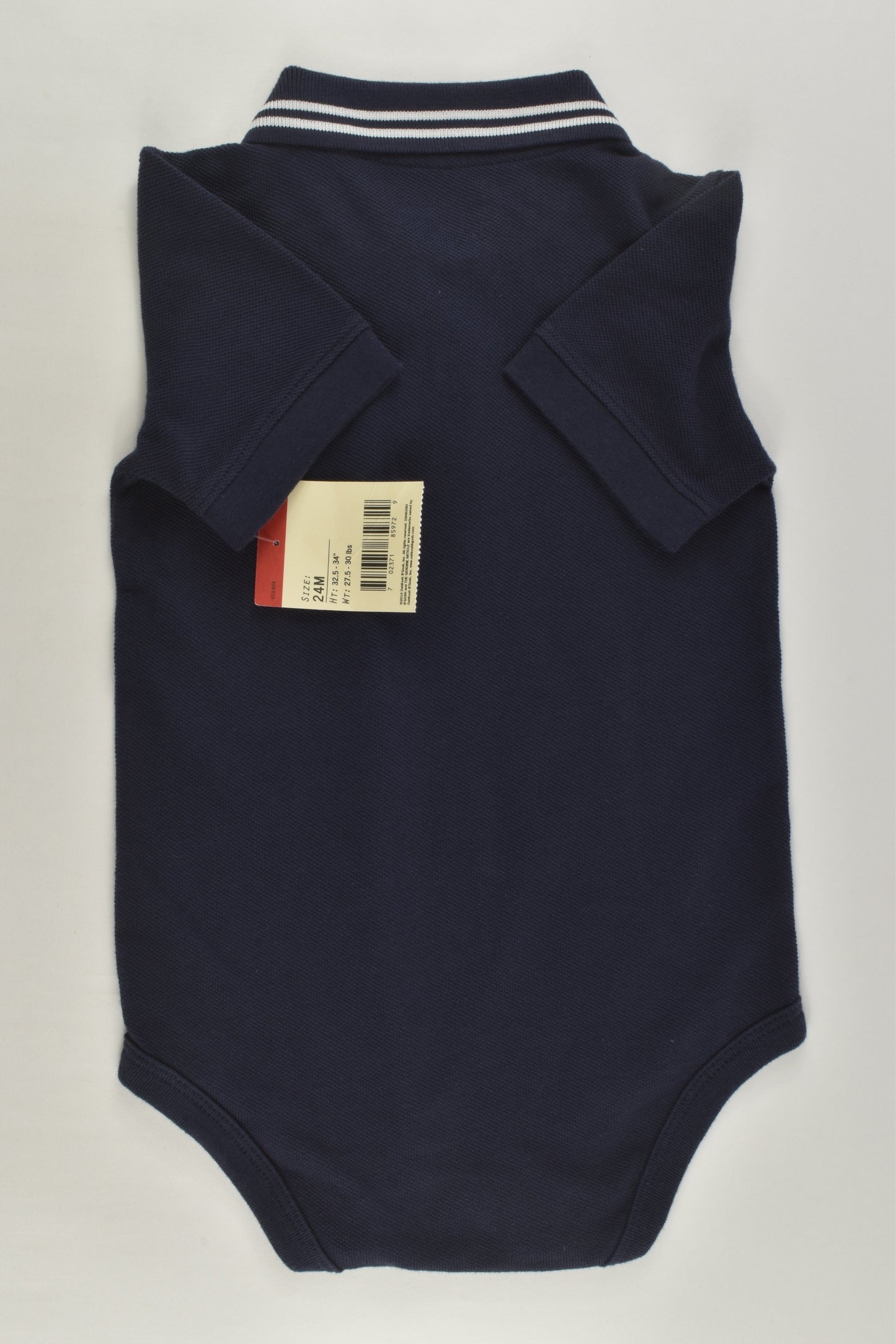 NEW OshKosh Size 1-2 (24 months) Polo Bodysuit