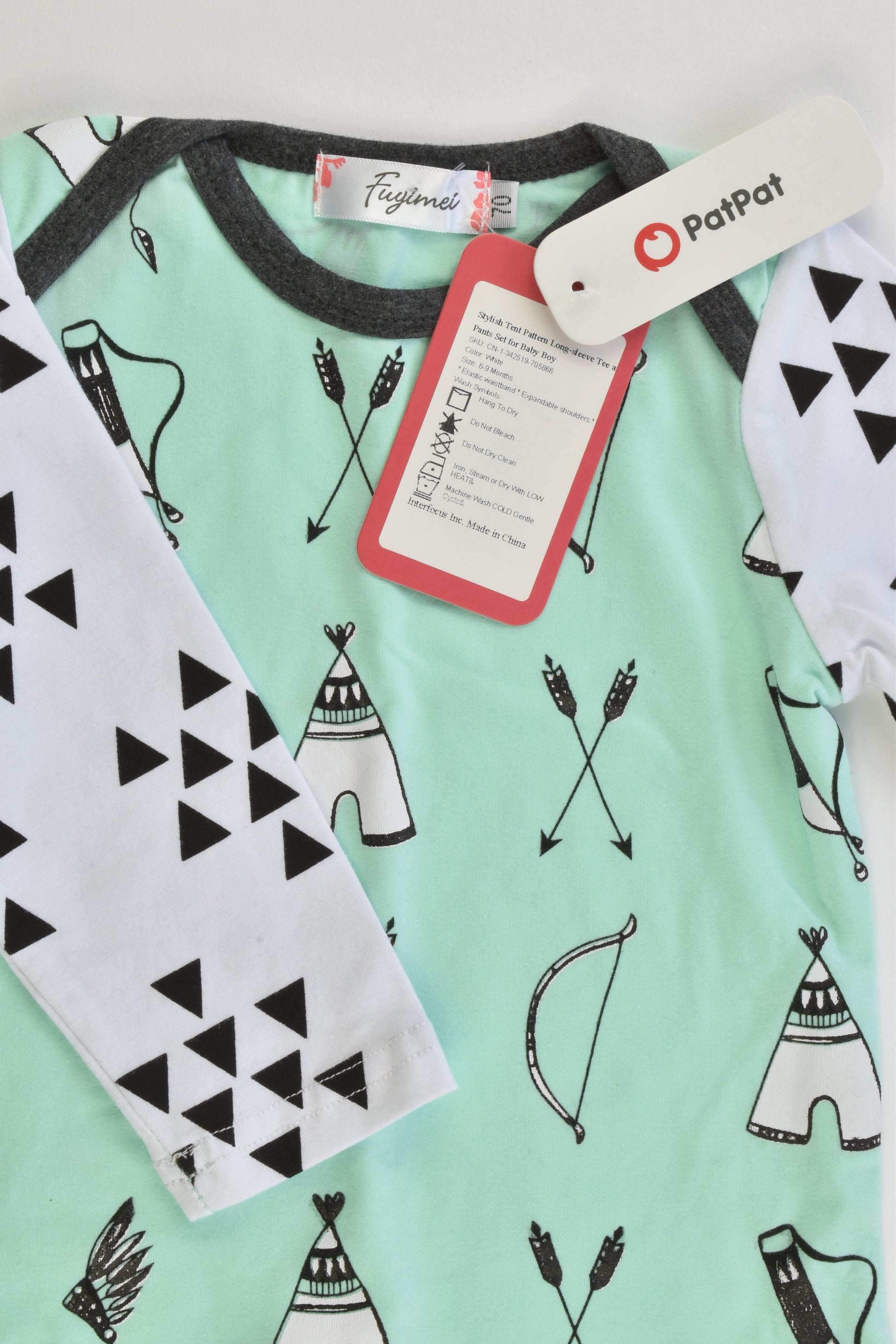 NEW PatPat Size 0 (70 cm) Teepee Top
