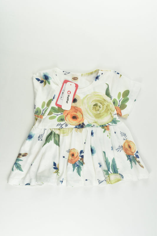 NEW PatPat Size 5 (110 cm) Floral Blouse