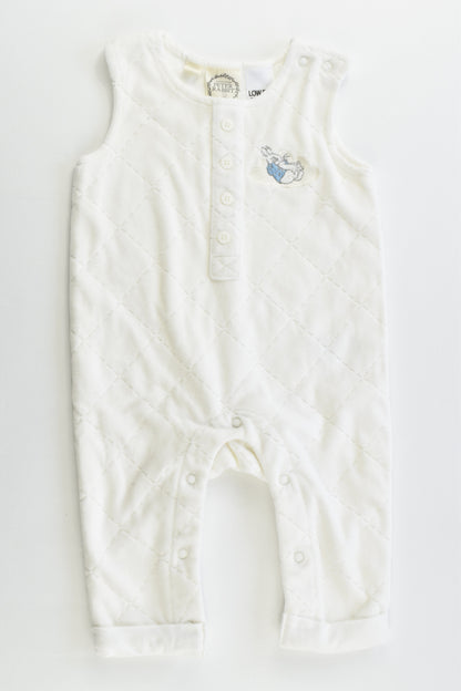 NEW Peter Rabbit Size 00 Lined Velour Overalls
