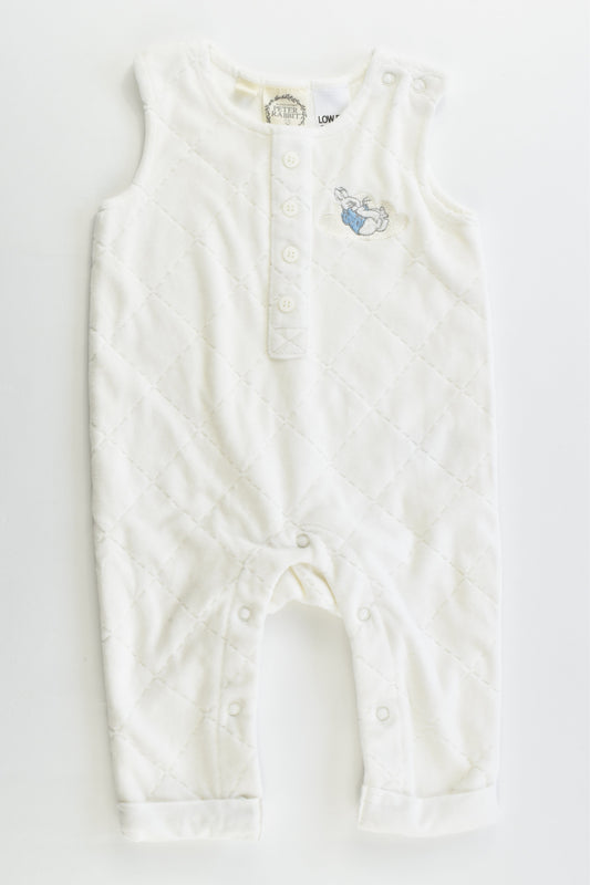 NEW Peter Rabbit Size 00 Lined Velour Overalls