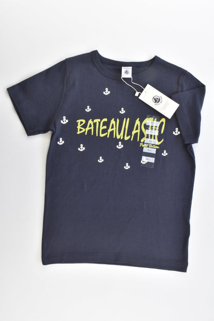 NEW Petit Bateau (France) Size 8 (128 cm) 'Bateaulastic' T-shirt
