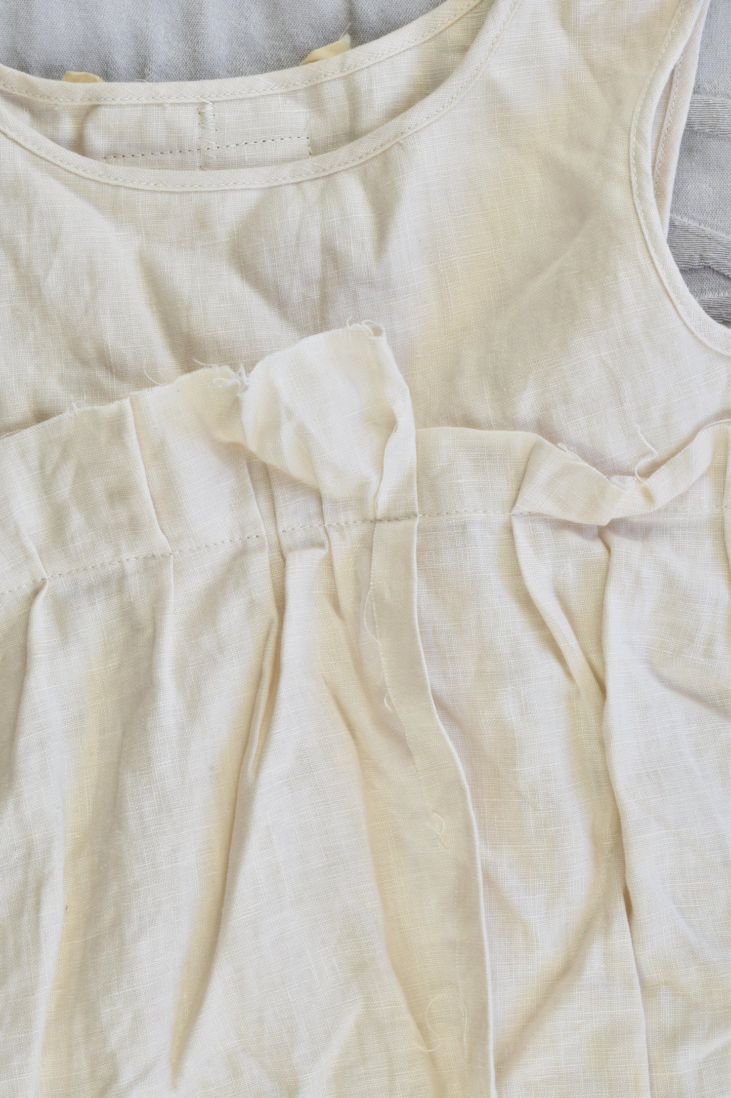 NEW Pinch and Spoon Leela Linen Top Nude