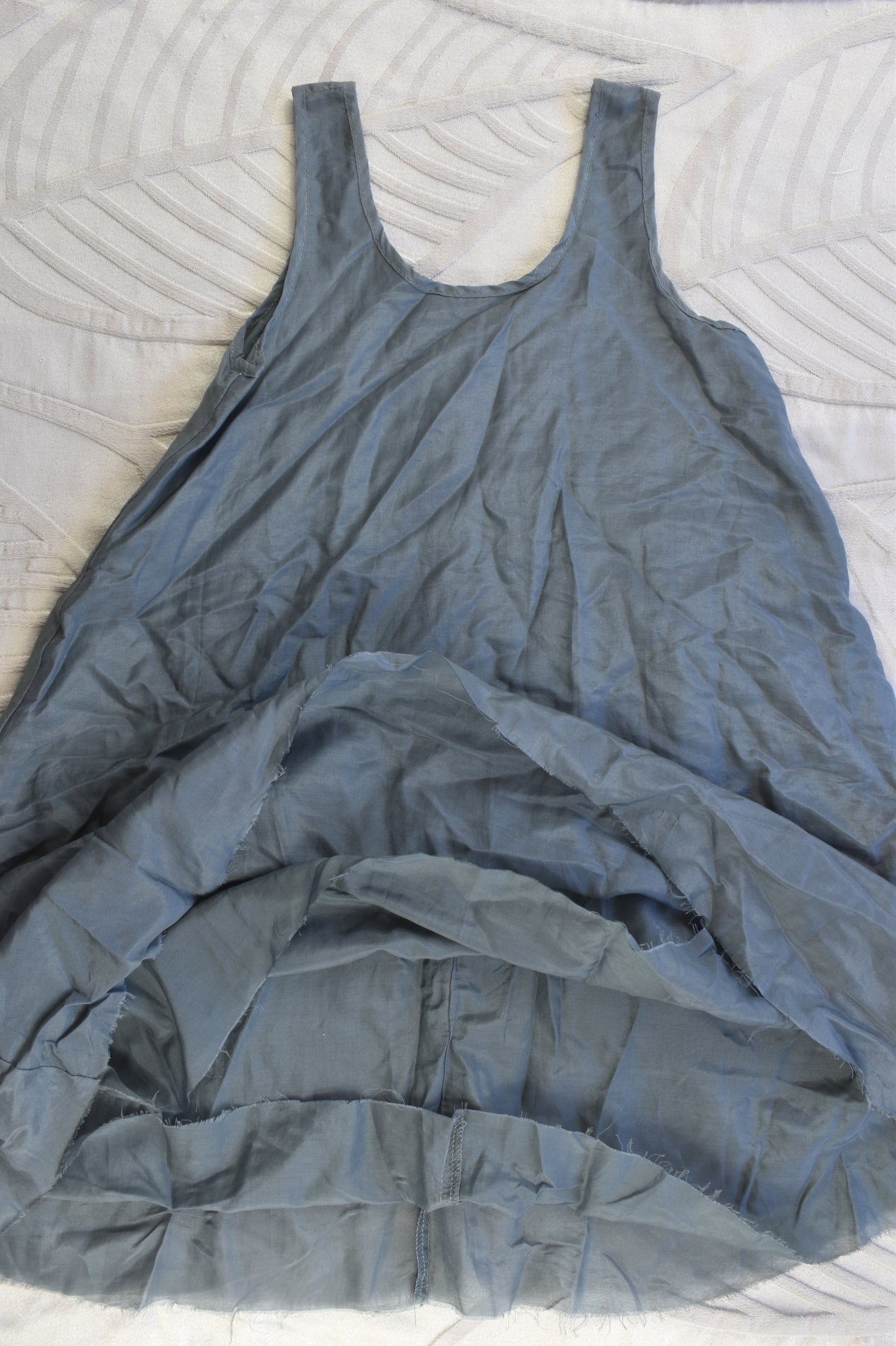 NEW Pinch and Spoon Size 4 Silk/Cotton Dress Charcoal
