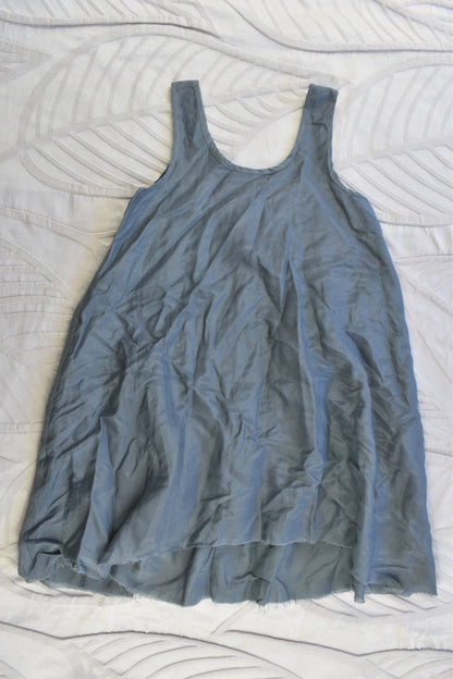 NEW Pinch and Spoon Size 4 Silk/Cotton Dress Charcoal