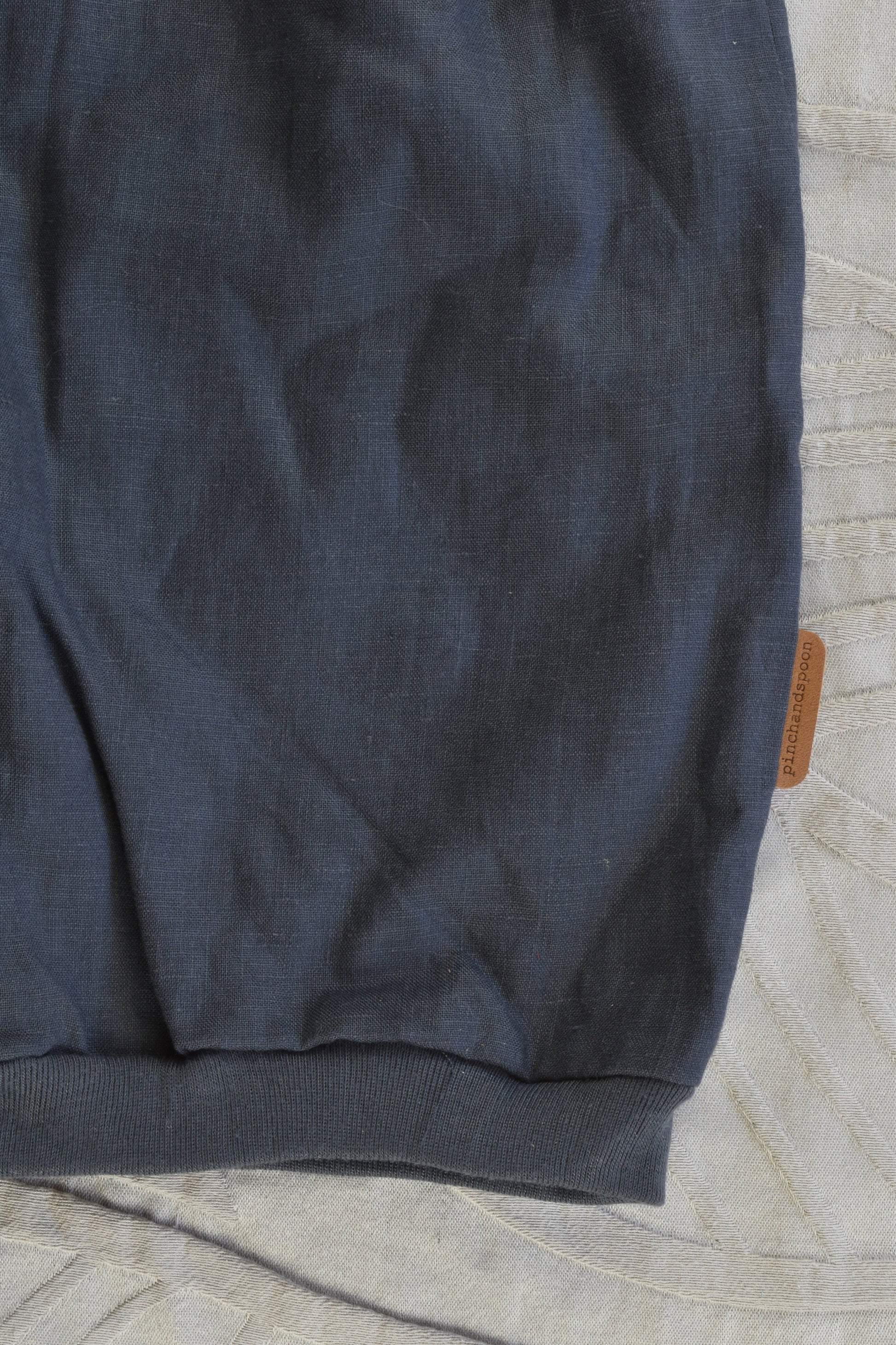 NEW Pinch and Spoon Size 8 Ange Linen Pantaloon Charcoal