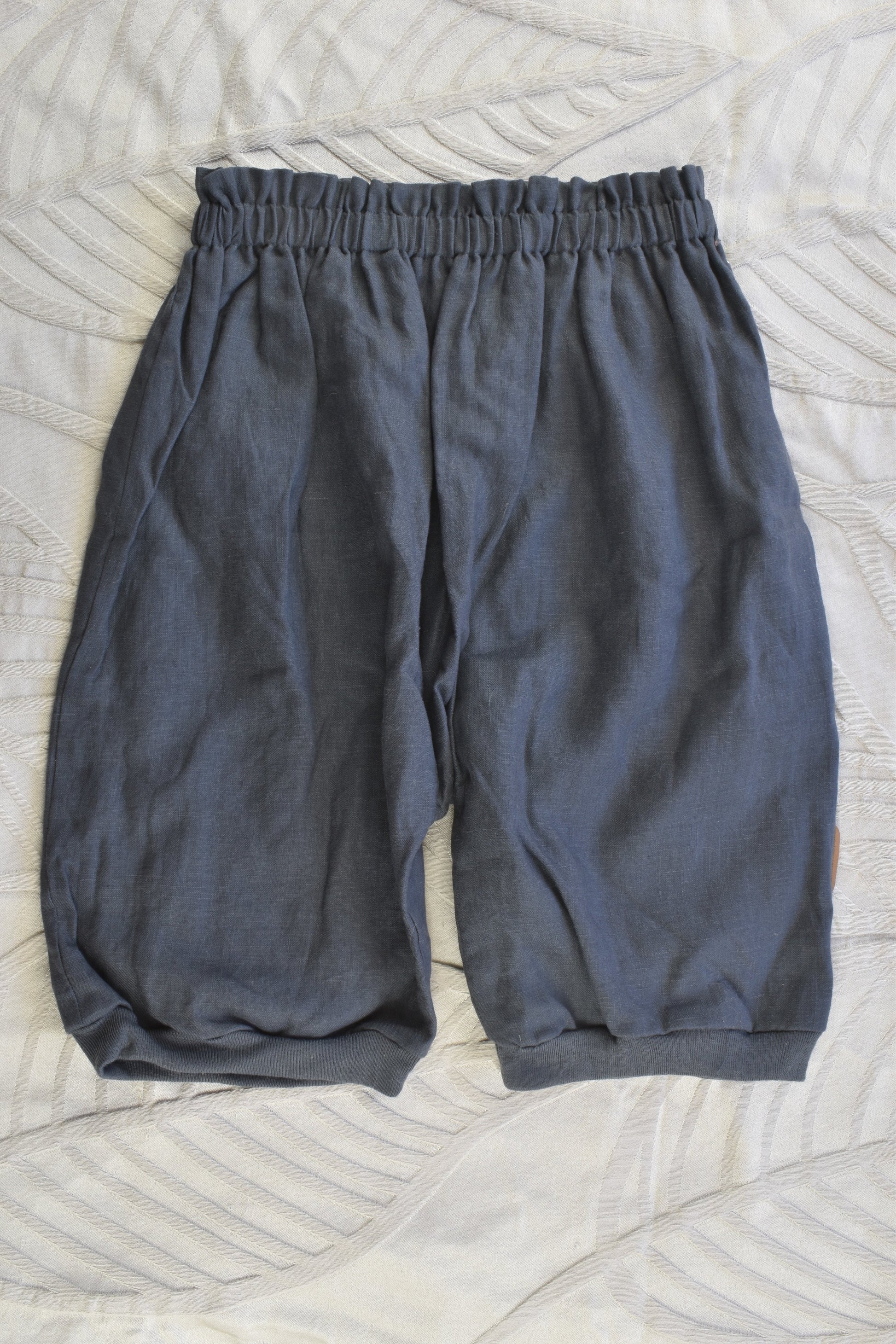 NEW Pinch and Spoon Size 8 Ange Linen Pantaloon Charcoal