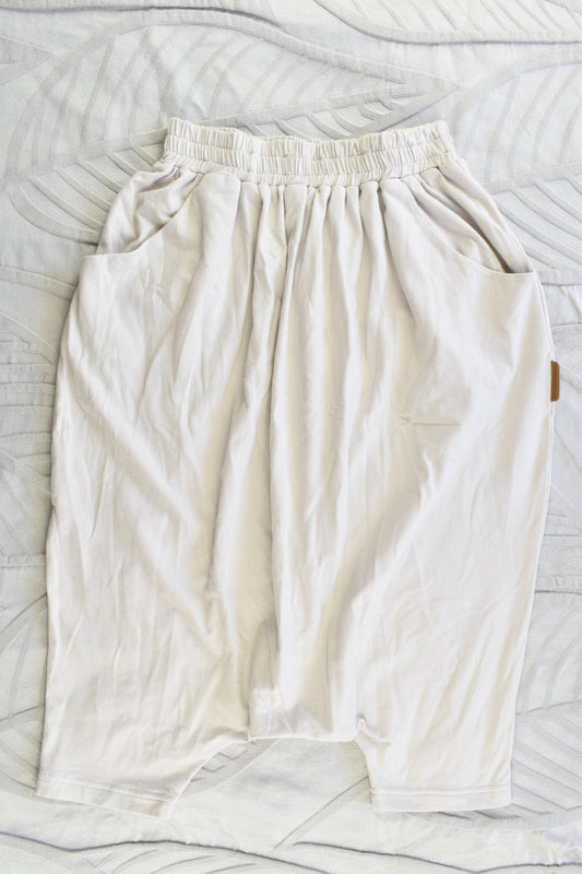 NEW Pinch and Spoon Size 8/10 Jersey Shorts/Twist Skirt Grey