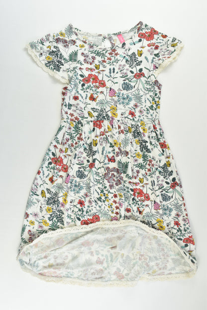 NEW Pink & Blue Size 6/7 Flowers and Butterflies Dress