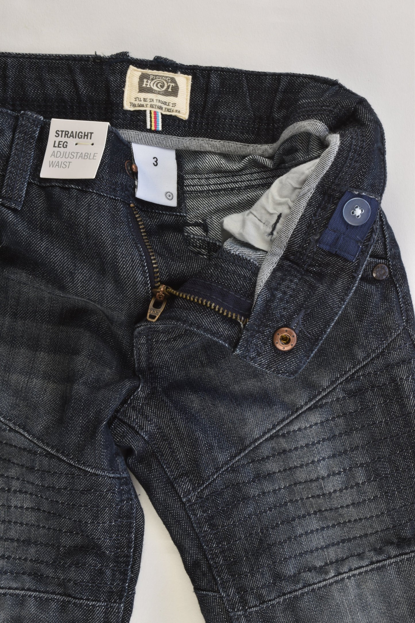 NEW Piping Hot Size 3 Soft Denim Pants