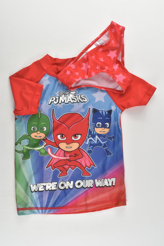 NEW Pj Masks Size 4 'We're On Our Way' Rashie Set