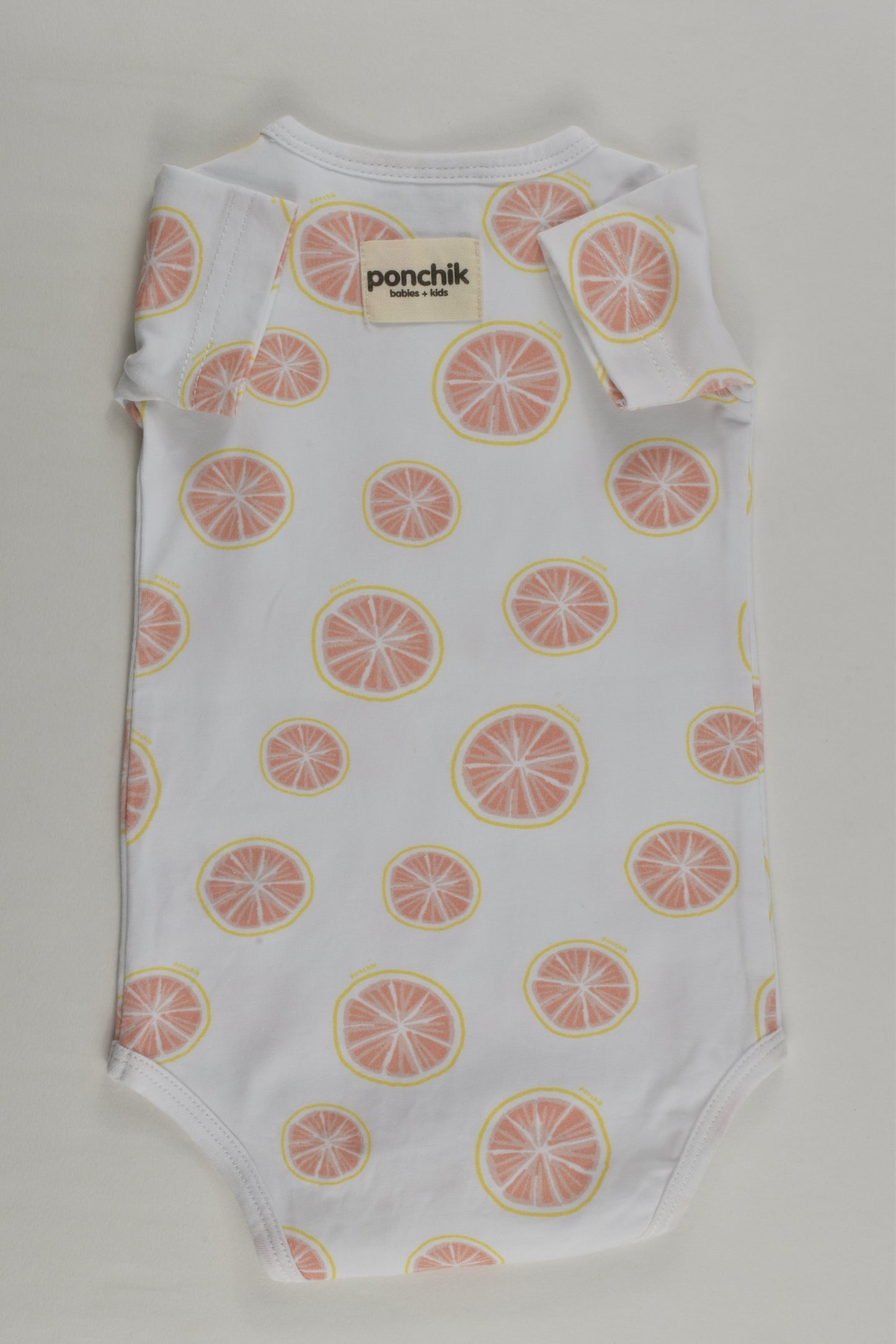 NEW Ponchik Size 00 (3-6 months) Oranges Bodysuit