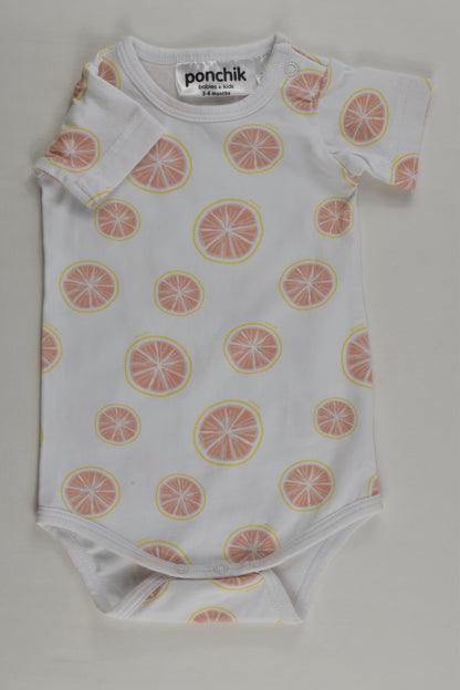 NEW Ponchik Size 00 (3-6 months) Oranges Bodysuit