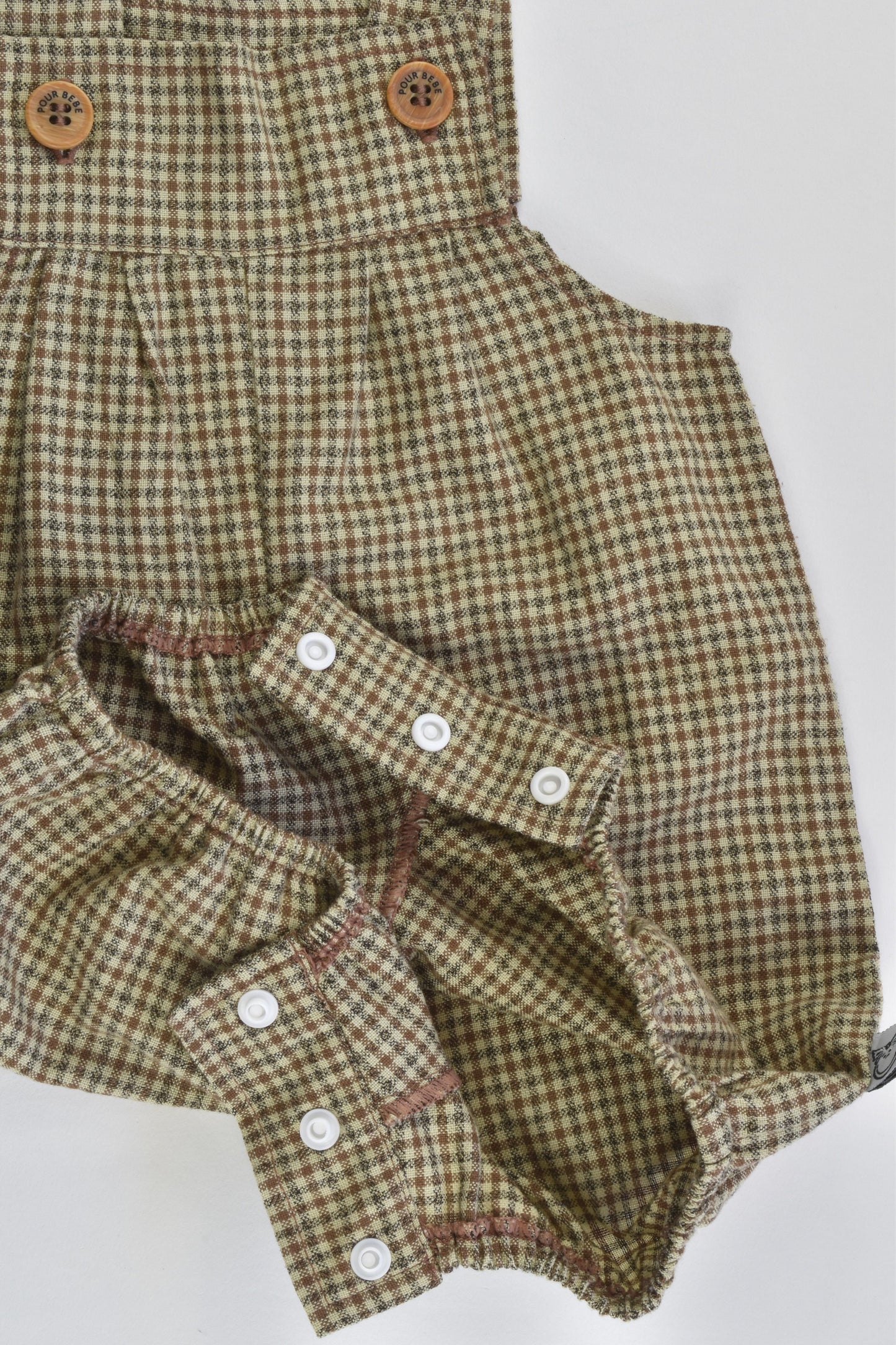 NEW Pour Bebe by Couturekidz Size 00 Short Overalls