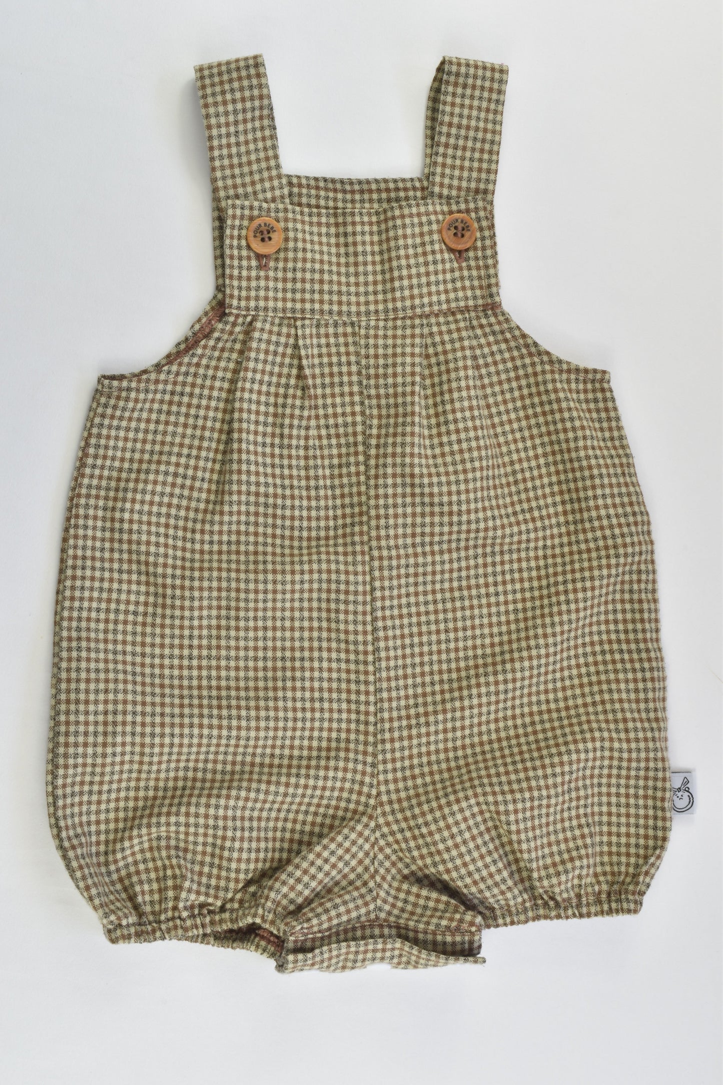 NEW Pour Bebe by Couturekidz Size 00 Short Overalls