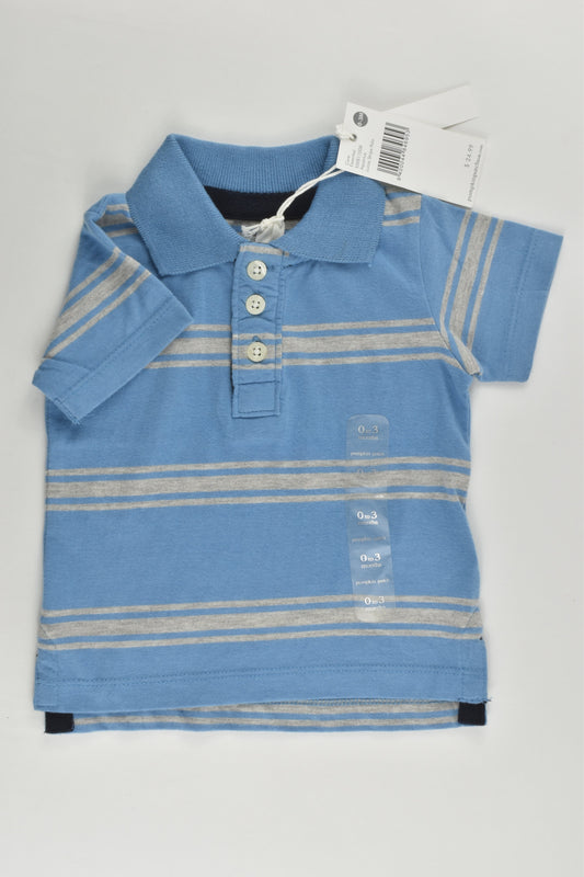 NEW Pumpkin Patch Size 000 (0-3 months, 62 cm) Collared T-shirt