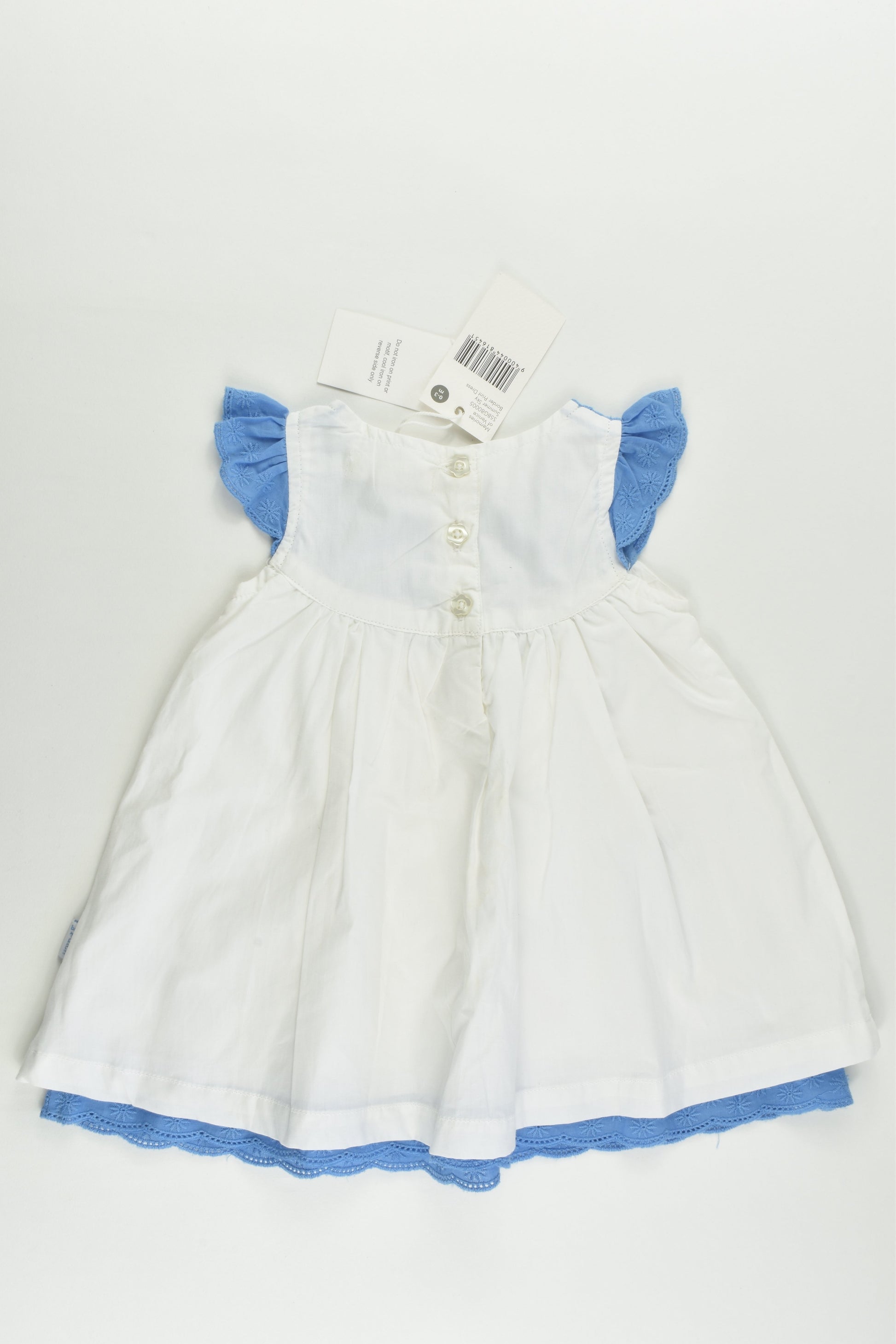 NEW Pumpkin Patch Size 000 (0-3 months) Birds Lined Dress