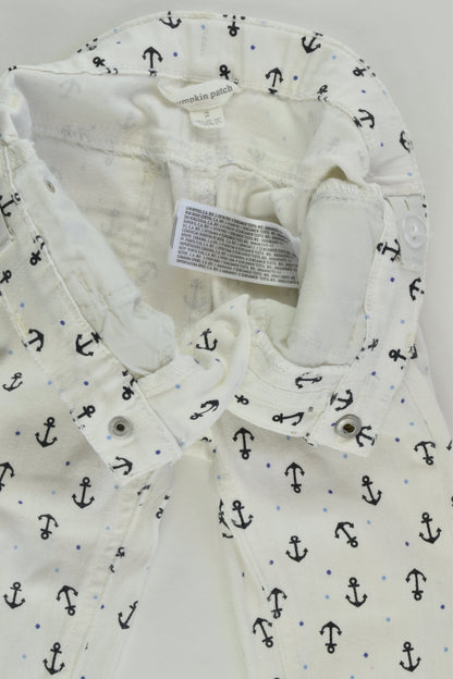 NEW Pumpkin Patch Size 2 Stretchy Nautical Denim Pants