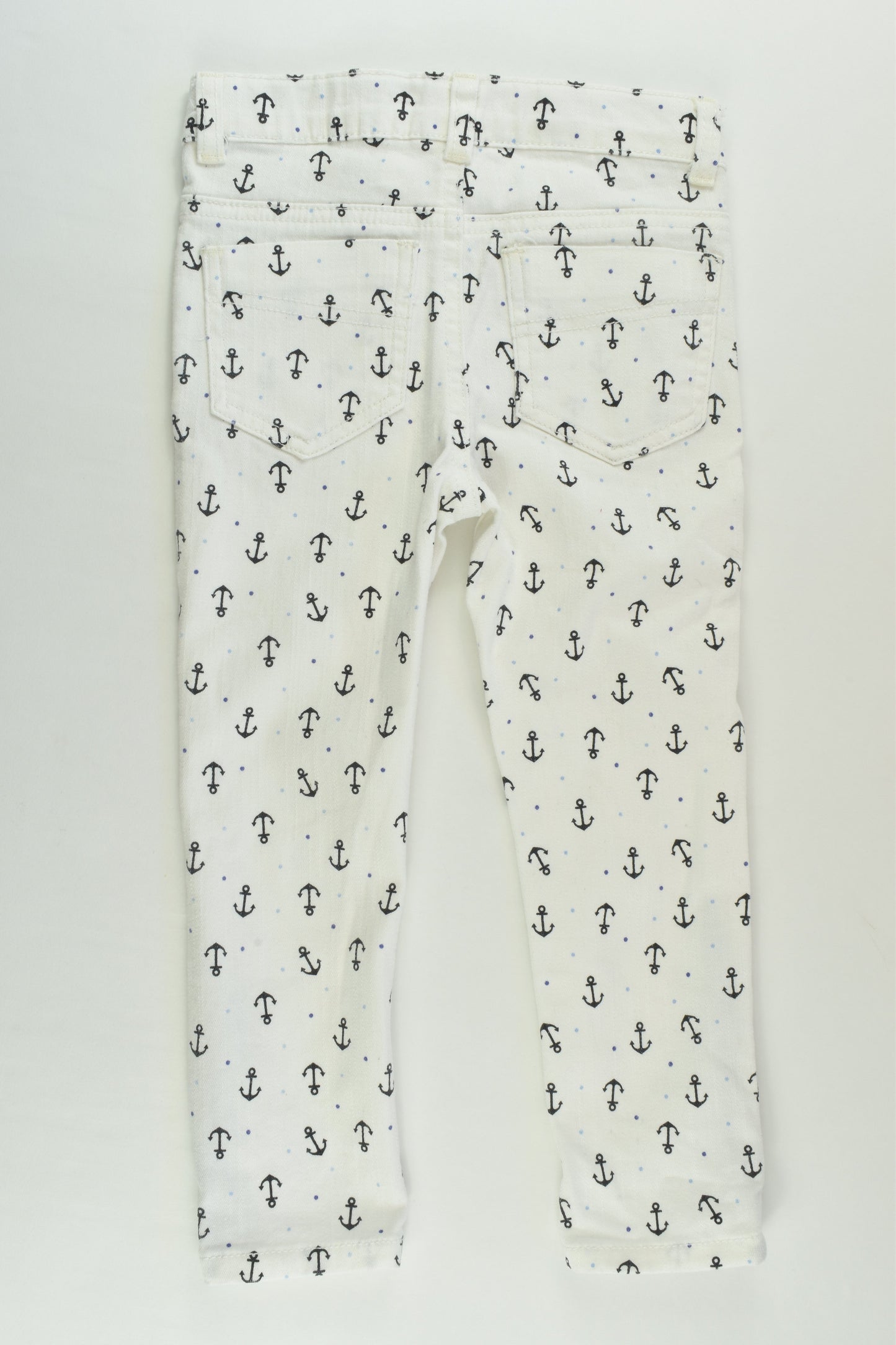 NEW Pumpkin Patch Size 2 Stretchy Nautical Denim Pants