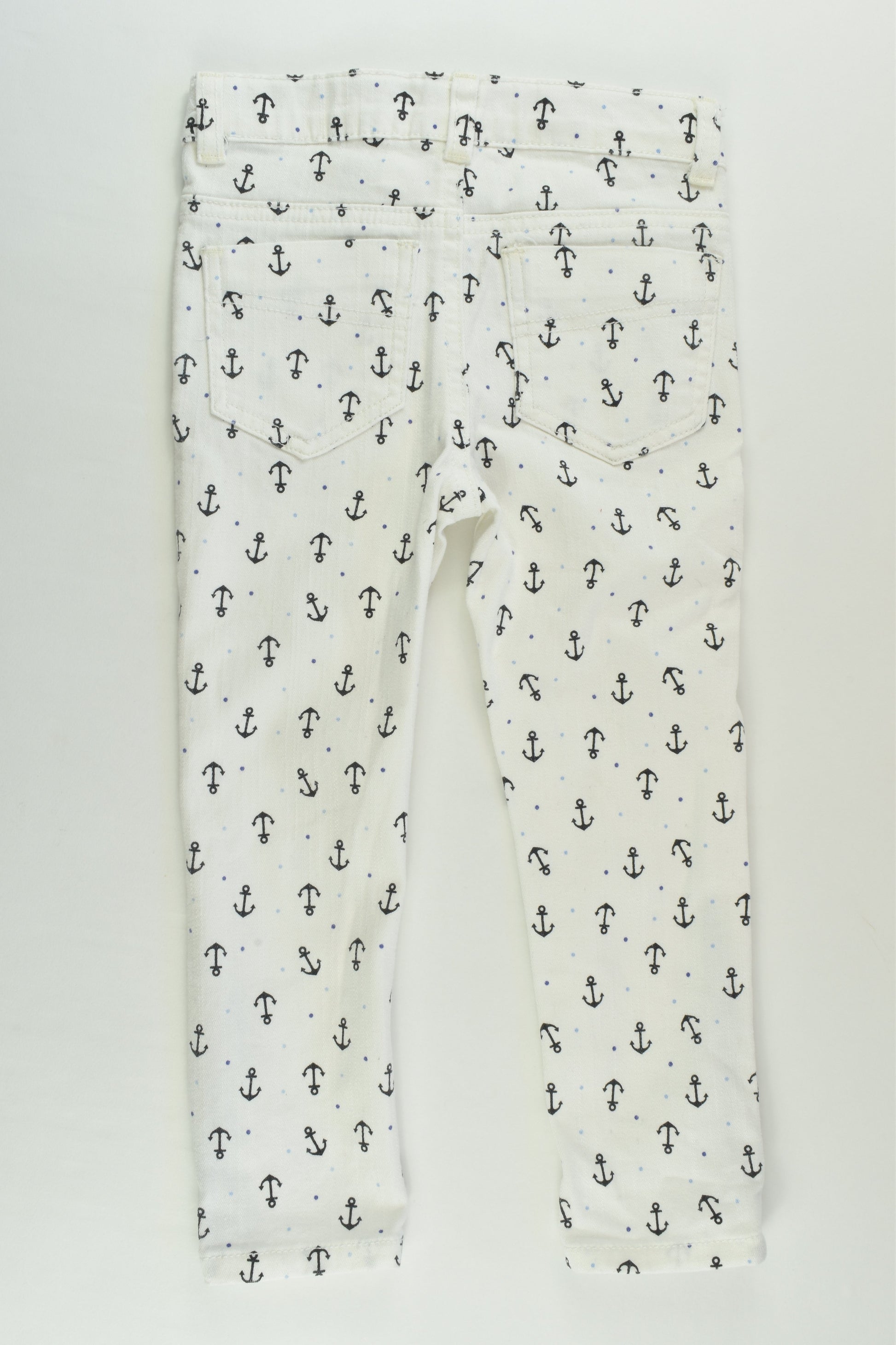 NEW Pumpkin Patch Size 2 Stretchy Nautical Denim Pants