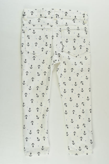 NEW Pumpkin Patch Size 2 Stretchy Nautical Denim Pants