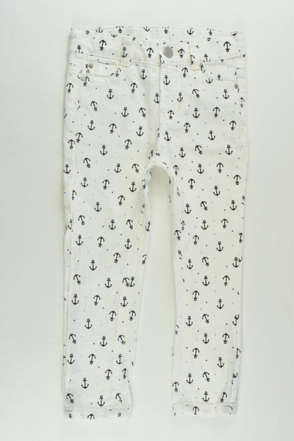 NEW Pumpkin Patch Size 2 Stretchy Nautical Denim Pants