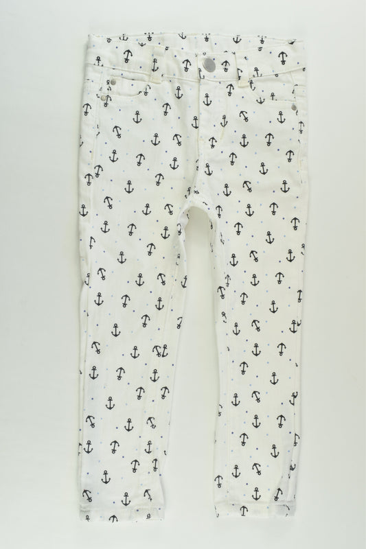NEW Pumpkin Patch Size 2 Stretchy Nautical Denim Pants