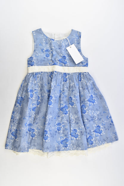 NEW Pumpkin Patch Size 3 Lined Floral Dress with Lace Details