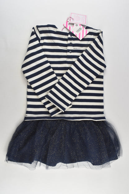 NEW Pumpkin Patch Size 4 Striped Sweater Twilight Glitter Tulle Dress
