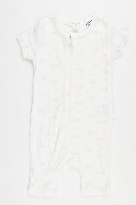 NEW Purebaby Size 000 (0-3 months) Romper