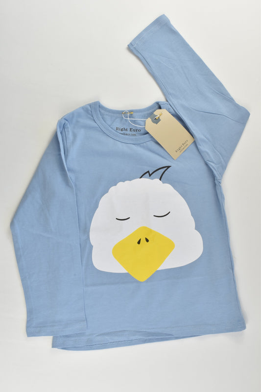 NEW Right Euro Collection Size 3-4 (104 cm) Bird Top