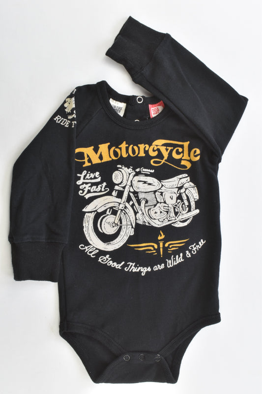NEW Rock Your Baby Size 0 (6-12 months) Motorbike Bodysuit