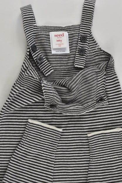 NEW Seed Heritage Size 000 Striped Knitted Romper