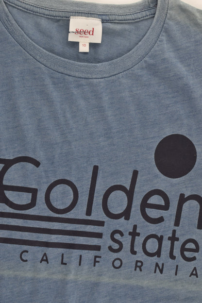 NEW Seed Heritage Size 10 'Golden State, California' T-shirt
