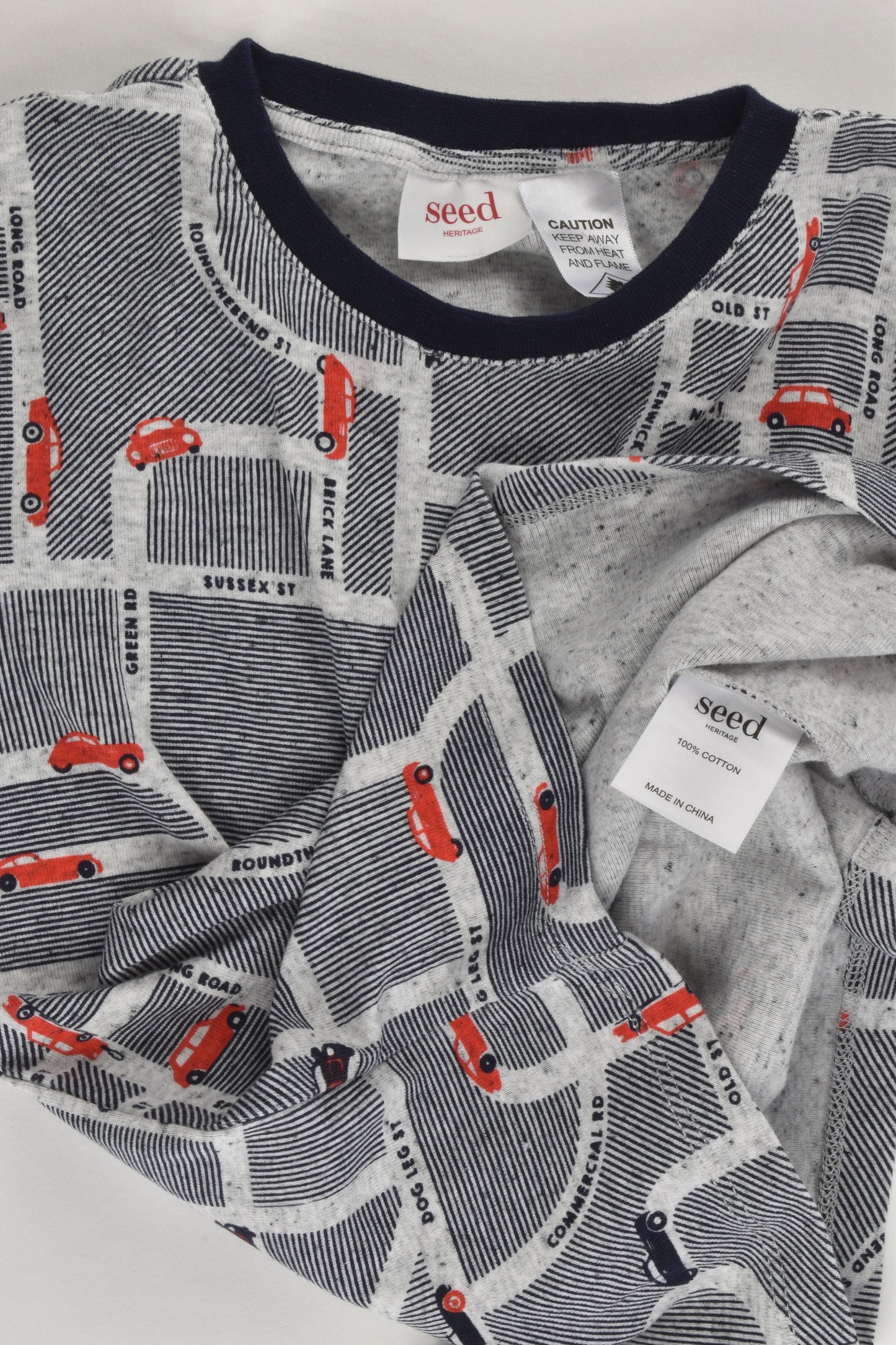 NEW Seed Heritage Size 5 Vehicles Pj Set