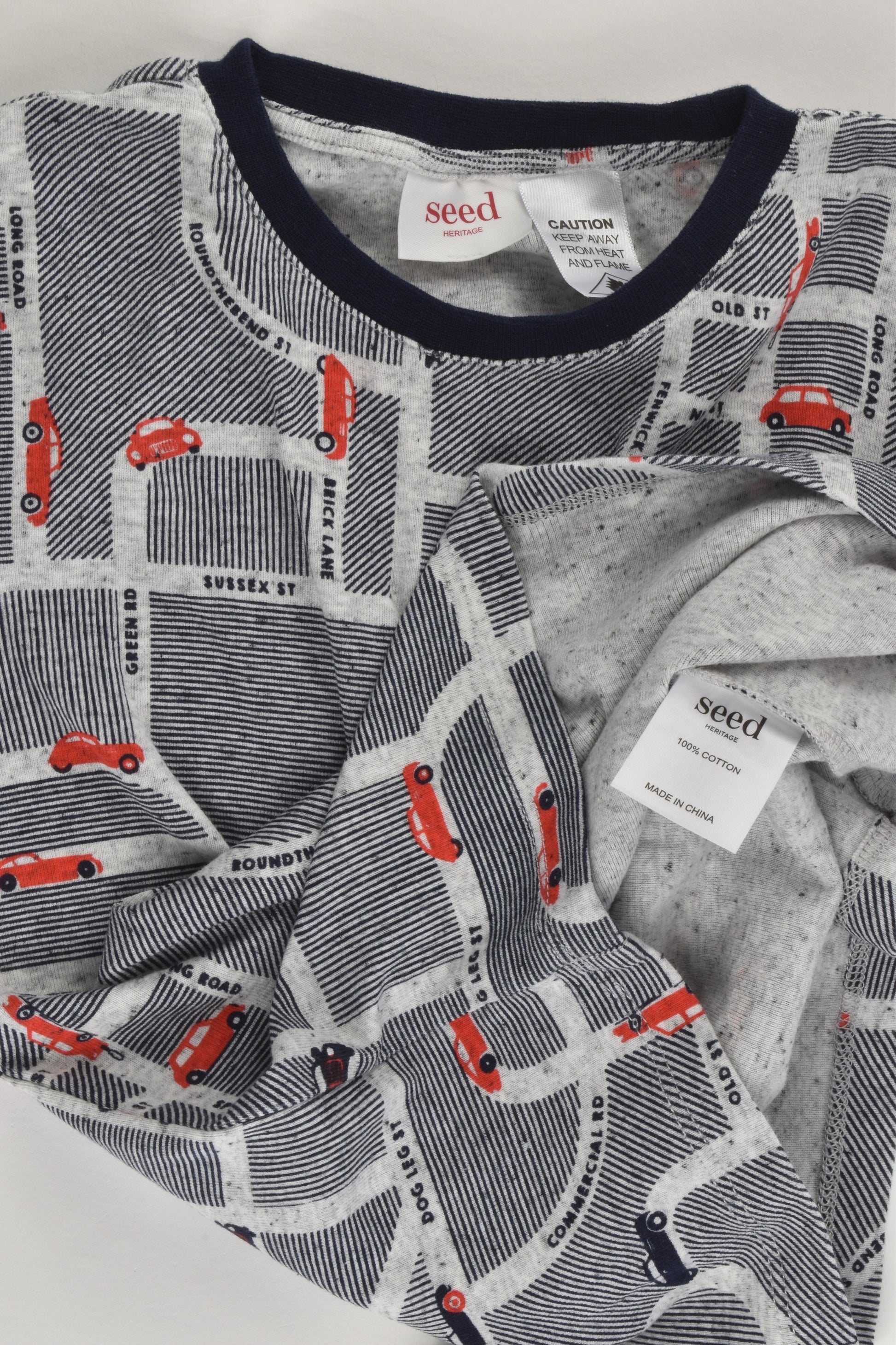 NEW Seed Heritage Size 5 Vehicles Pj Set