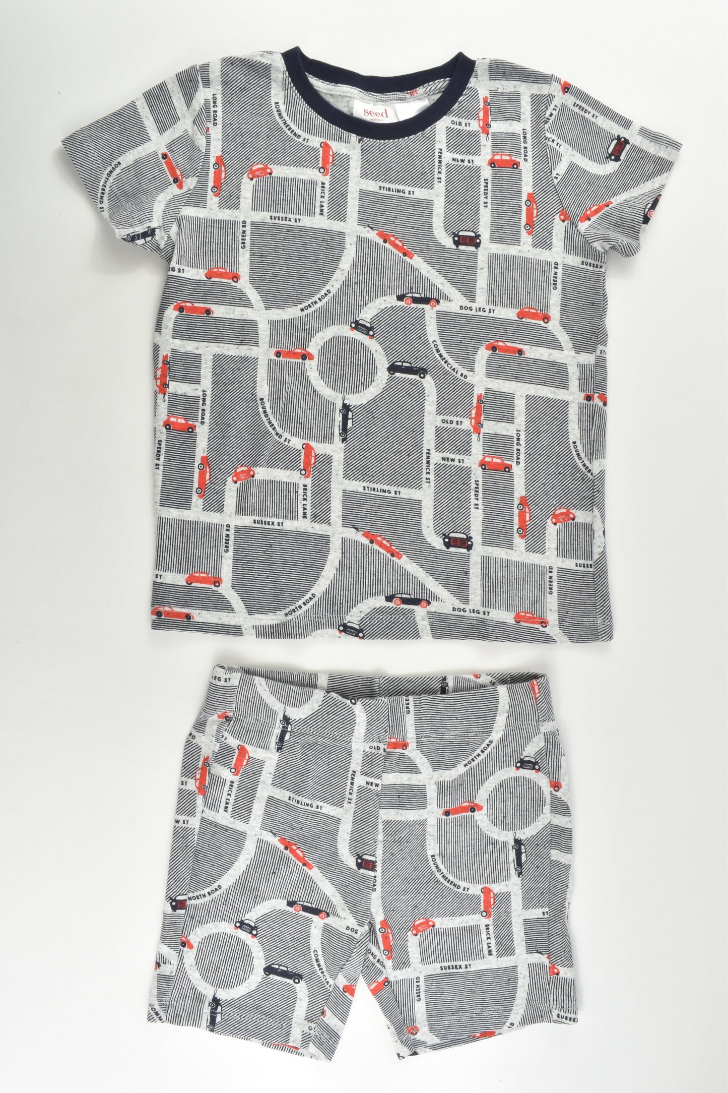 NEW Seed Heritage Size 5 Vehicles Pj Set