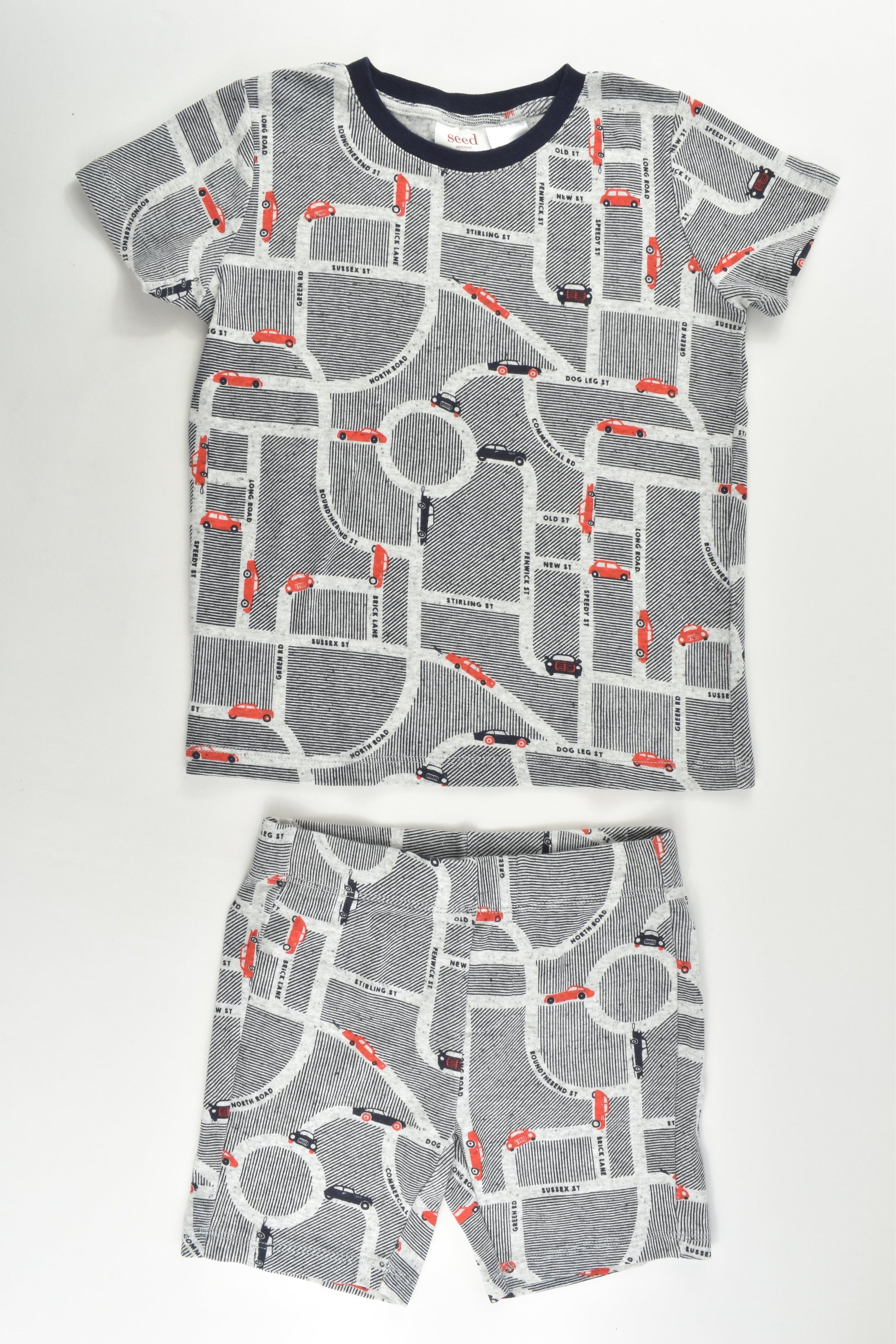 NEW Seed Heritage Size 5 Vehicles Pj Set