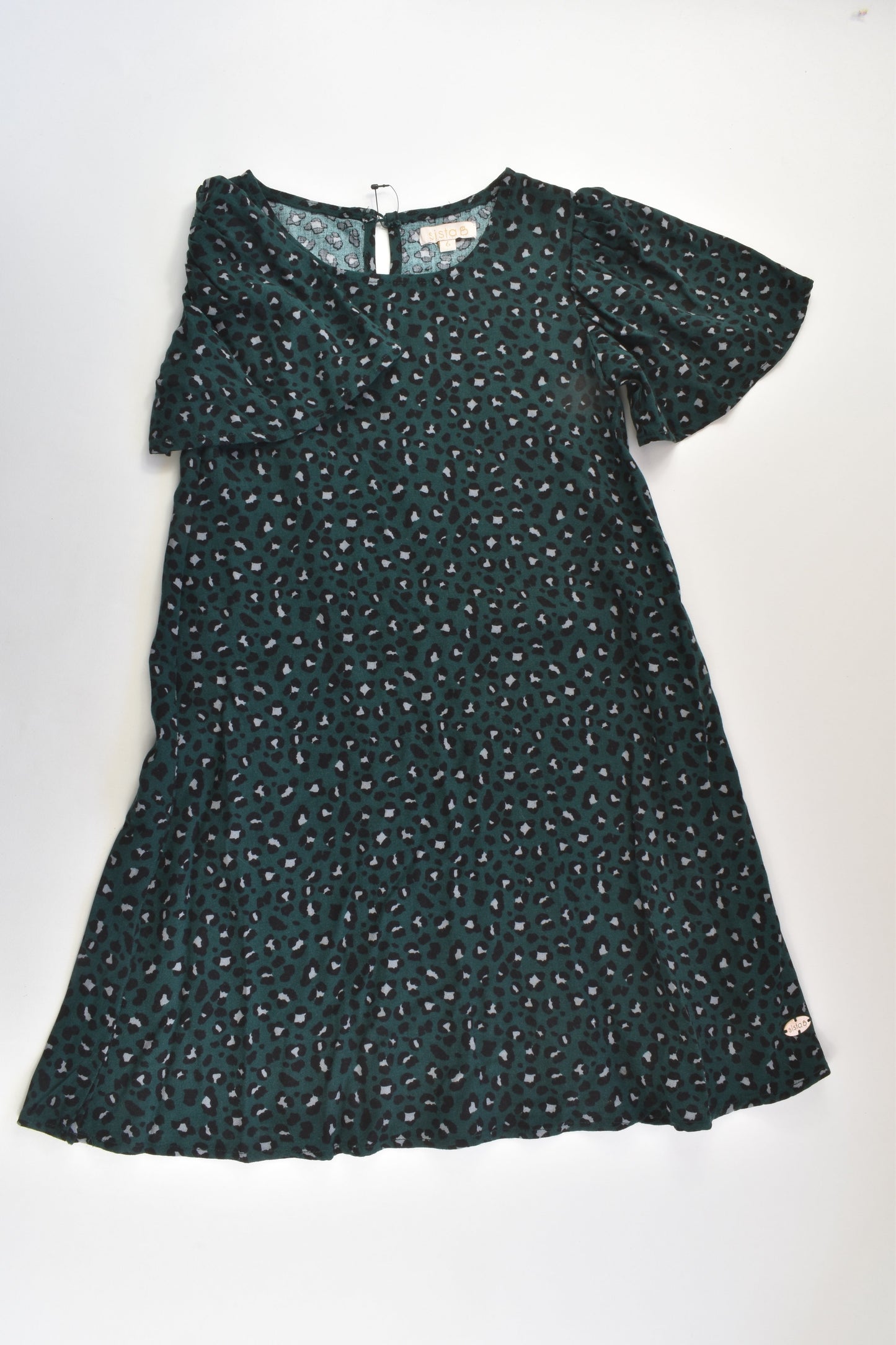 NEW Sista Size 6 Viscose Leopard Dress