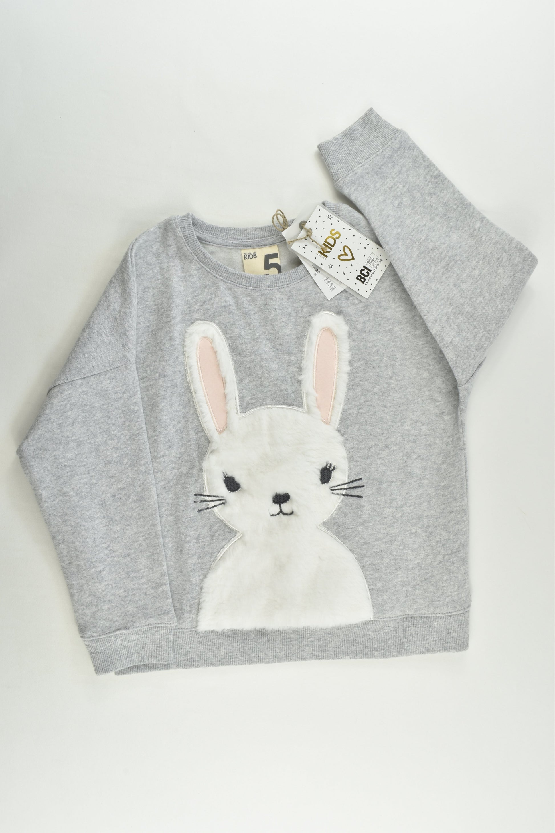 NEW Size 5 Fluffy Bunny Sweater