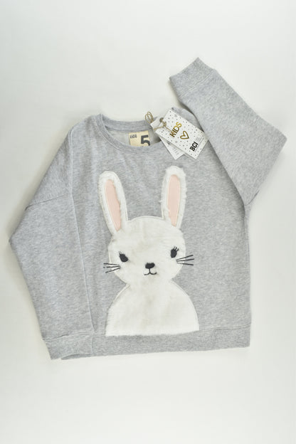 NEW Size 5 Fluffy Bunny Sweater
