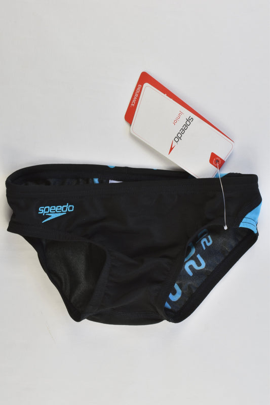 NEW Speedo Size 4 Black and Blue Swim Pants
