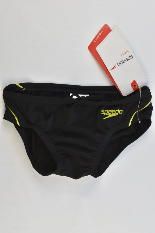 NEW Speedo Size 4 Black and Yellow Swim Pants